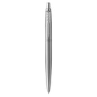 Parker − Stylo à bille Jotter XL − acier inoxydable monochrome − pointe moyenne − encre bleue-Optimisé et léger avec une conception rétractile qui s’ouvre d’un clic satisfaisant