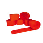Artworks - Rouleaux Crêpe - 4.5 cm x 25 m - Orange - Paquet de 6-Les rouleaux de papier crêpe solide peuvent être étirés et façonnés à l'infini