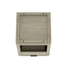 Manhattan Comfort - Ensemble de 2 tables de chevet modernes Evelyn 20" à 1 tiroir - Naturel-Garantie limitée du fabricant de 30 jours