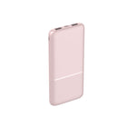 Evry - Chargeur portable à trois sorties USB de 10 000 mAh - Rose-Chargeur portable de 10 000 mAh