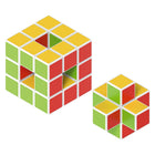 Geomag - Magicube Ensemble de construction gratuit multicolore de 27 pièces-Tenir à l'écart des appareils sensibles tels que les cartes de crédit, les ordinateurs, les supports magnétiques et les appareils médicaux (pacemakers)