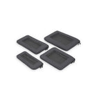 Bugatti - 4 Set Cubes d'emballage de compression - Gris-centre en maille respirante pour une organisation facile