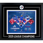Toronto Blue Jays 8x10 with Pin 2025 American League Champions Collage - Impression encadree - 17" x 15"-Qualité supérieure - 8x10 framed