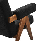 Modway - Lyra Tissu Boucle Fauteuil - Noir-8