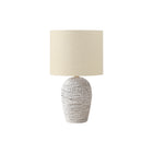 Monarch Specialties - Luminaire - 17 po H Lampe De Table - Rotin Blanc - Abat-Jour Beige - Transitionnel-Rafraîchissez votre intérieur avec cette élégante lampe de table de 17 pouces de haut, dotée d'une base en rotin blanc et d'un abat-jour chic en tissu beige, parfaite pour créer une ambiance chaleureuse et accueillante dans votre salon, votre chambre ou votre bureau à domicile