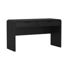 Manhattan Comfort - Bureau moderne Grace 54" avec 2 tiroirs - Noir et Or-Dimensions: 20 po L x 54 po l x 30 po H