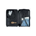 Reebok - GO Collection Ensemble de bagages rigides 2 pièces - Noir-8 roulettes doubles à 360 degrés pour un contrôle précis et un roulement doux et silencieux