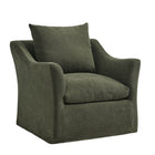 Modway - Somerset Mélange de lin Fauteuil - Sauge-Chaise d’accent moderne en mélange de lin