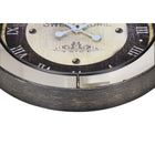 Monarch Specialties - Horloge - 18 po Rond - Horloge Murale - Brun - Miroir - Transitionnel-Aucun assemblage n'est nécessaire, il suffit d'insérer une pile XAA (non incluse) et de l'accrocher au mur pour un style transitionnel instantané