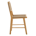 Modway - Ensemble de 2 chaises de salle à manger tressées Tindra - Naturel-Arrivée entièrement assemblée