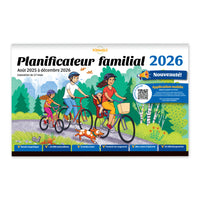 Pomango - Planifcateur Famlial 2026 - Français-Nouvelle application mobile pour joindre les notes du Planificateur à un calendrier virtuel