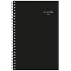 AT-A-GLANCE - Agenda mensuel 2027 - 11 7/8 po H x 7 7/8 po l - noir - bilingue-14 mois : décembre 2026 à janvier 2028