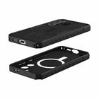 UAG - Pathfinder Compatible MagSafe Coque Renforcée Galaxy S24 FE Noire-Bord surélevé autour de la caméra.