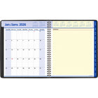 AT-A-GLANCE - Cahier de rendez-vous hebdomadaire/mensuel QuickNotes 2026 - 9 7/8 po H x 8 po l - noir - bilingue-Hebdomadaire : une semaine sur deux pages avec rendez-vous à toutes les heures (8 h00 à 17 h 00) et espace QuickNotes, mensuel : mois complet sur la page de gauche et zone QuickNotes sur la page de droite