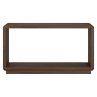 Hudson&Canal - Table console rectangulaire Lonni - 55 po l - Chêne brun-La table est fabriquée avec des matériaux de haute qualité et présente une finition aspect chêne brun