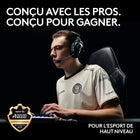Logitech G - PRO X 2 LIGHTSPEED Casque gaming sans fil - Noir-Audio clair : Les enceintes en graphène 50 mm offrent un son clair et immersif à faible distorsion, capturant tout le son du jeu avec des repères audio (bruits de pas et actions).
