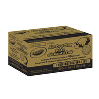 Crayola - Seaux d'argile séchée à l'air libre, 2,5 lb, assortis, paquet de 4-MÉLANGEABLE ET SÈCHE SOLIDE : L'argile fine et naturelle sèche en un solide dur, peut être mélangée pour créer des couleurs personnalisées et est facile à utiliser avec les techniques de modelage traditionnelles.