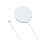 Powerology - Socle de chargeur de 5 pi avec MagSafe - Blanc-Fini métallique de qualité supérieure