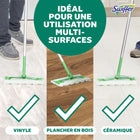 Swiffer - Trousse de balayage Sweeper Dry + Wet multi-surface (1 balai Sweeper, 7 linges secs, 3 linges humides)-Achetez le Swiffer Sweeper sans souci. Si vous n'êtes pas entierement satisfait, consultez notre garantie de remboursement