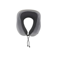 Reebok - Oreiller cervical ergonomique de voyage - Gris-Doté d'une généreuse mousse à mémoire de forme de 280 g, cet oreiller épouse parfaitement les contours de votre cou, assurant un soutien et un alignement optimaux. Dites adieu aux raideurs et bonjour à un voyage reposant où que vous alliez