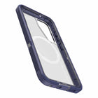 OtterBox - Defender Pro XT Clear Magnets Case pour Samsung Galaxy S25 - Violet Thunder-Conception robuste mais fine avec des bords en caoutchouc adhérents pour un transport sécurisé et une absorption des chocs