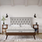 Modway - Jenna 6 po Ressorts et mousse Matelas Queen-Bobines enveloppées individuellement de 4,5 po