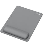 Fellowes - Repose-poignet pour souris Breyta XL avec coussin HEX - Gris-Le repose-poignet doux au toucher, doté d’un revêtement antipoussière, offre un fini haut de gamme et une expérience de navigation fluide