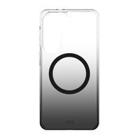 AXS - Crystal Shield D3O Magsafe Compatible pour Samsung Galaxy S26 + - Smoke Gradient-Testé pour des chutes de 8 pieds, soutenu par la technologie D3O  