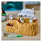 Crayola - Ensemble Mont des luminosaures Scribble Scrubbie-Comprend 4 bébés dinosaures luisants, 3 marqueurs, 1 brosse et 1 mont lumineux à catapulte qui fonctionne à piles.