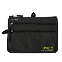 Travelon - World Travel Essentials organiseur de siège - Noir-Compartiment principal spacieux avec fermeture éclair pour ranger tous les objets essentiels