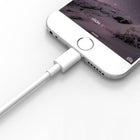 NuPower - Câble USB-A vers Lightning MFI de 5 pi - Blanc-Parfait pour une utilisation avec des banques d'alimentation, un chargeur mural, un chargeur de voiture, un ordinateur portable/ordinateur