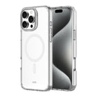 AXS - ULTRA CLEAR étui testé compatible MagSafe contre les chutes pour Apple iPhone 16 Pro Max - Transparent-Protection anti-UV pour afficher clairement le design original de votre cellulaire