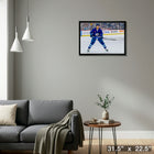 Kyle Connor Winnipeg Jets - Toile encadree - 31" x 22"-Prêt à accrocher - livré entièrement assemblé