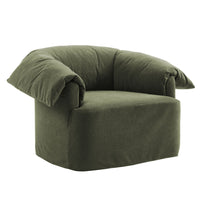 Modway - Lark Slipcover Tissu Grand fauteuil - Sauge-Fauteuil couvert