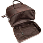 Mancini - Sac de voyage à deux compartiments Buffalo - 20po x 12.5po x 12.75po - Noir-Garantie fabricant limitée d'un an
