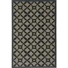 Avocado Decor - Valentine Circulo tapis intérieur, 2,2pi x 6,10pi, Noir/Gris-Noir/Gris, Viscose