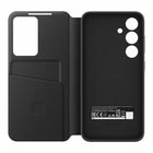 Samsung - Coque Portefeuille à Vue Intelligente pour Samsung Galaxy S24 - Noire-Touchez la couverture pour effectuer des fonctions de base telles que répondre ou rejeter des appels, et mettre en pause votre musique
