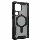 UAG - Plasma XTE Rugged Kickstand Case avec aimant pour Samsung Galaxy S25 Ultra - Noir/Orange-Module magnétique intégré