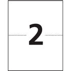 Avery - Étiquettes rectangulaires blaches avec TrueBlock, 8-1/2 po x 5-1/2 po, Paquet de 50 (8126)-Étiquettes d’un blanc éclatant dotées de la technologie TrueBlock qui vous permettront de masquer complètement tout ce qui se trouve en dessous, et ainsi de réutiliser en toute confiance les boîtes, les tubes d’expédition et bien plus