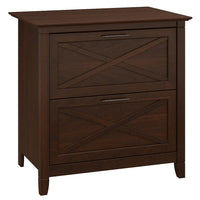 Bush Furniture Key West KWF130BC-03 Classeur latéral à 2 tiroirs Cerise Bing Lettre/Légal-Constructed of laminate over engineered wood
