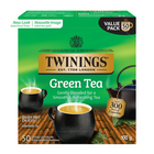 Twinings - Sachets de thé vert pur - paquet de 50-Préparé avec des feuilles de thé vert soigneusement sélectionnées pour une saveur douce et un arôme séduisant