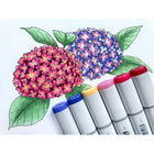 Copic - Sketch marqueurs à encre à double pointe - favoris floraux 2 - lot de 6-rechargeable avec de l'encre Copic