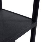 Luxor - Chariot utilitaire à trois plateaux plats de 34" H Luxor ENDURA - 24" L x 18" P - noir-La finition noire offre une apparence professionnelle adaptée à de multiples environnements de travail
