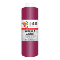 DEMCO EnCouleurs Inc Acrylique scolaire - 500 mL - Violet-Acrylique scolaire