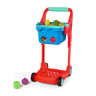 Battat - Ensemble chariot de courses et épicerie -Panier amovible : Idéal pour s’amuser à faire les courses à emporter