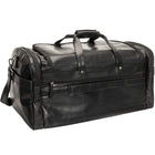 Mancini - Gros sac de voyage Buffalo - 23po x 10po x 10.25po - Noir-Une bandoulière détachable est incluse