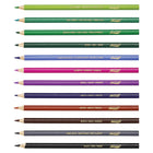 Prang - Crayons de couleur à grosse mine - couleurs assorties - paquet de 24-La mine résistante à la rupture de 3,3 mm résiste à la pression