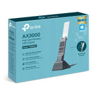 TP-Link - Adaptateur USB sans fil à haut gain AX3000-Sécurité améliorée - Le WPA3 offre les dernières améliorations en matière de sécurité pour la protection des mots de passe personnels.