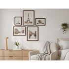 Decent Living - Cadre photo en bois massif - Couleur noyer - 14x18pouce - Paquet de 2-Style : Moderne, Classique, Minimaliste