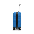 Swiss Mobility - Valise de cabine à coque rigide 21.50po de la collection QUAD - Bleu-Poignées supérieures renforcées